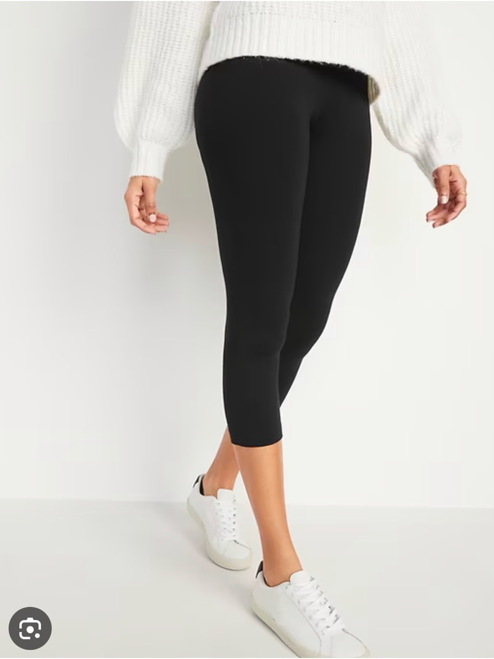 Old Navy High-Waisted Fashion Layering Cropped Legging